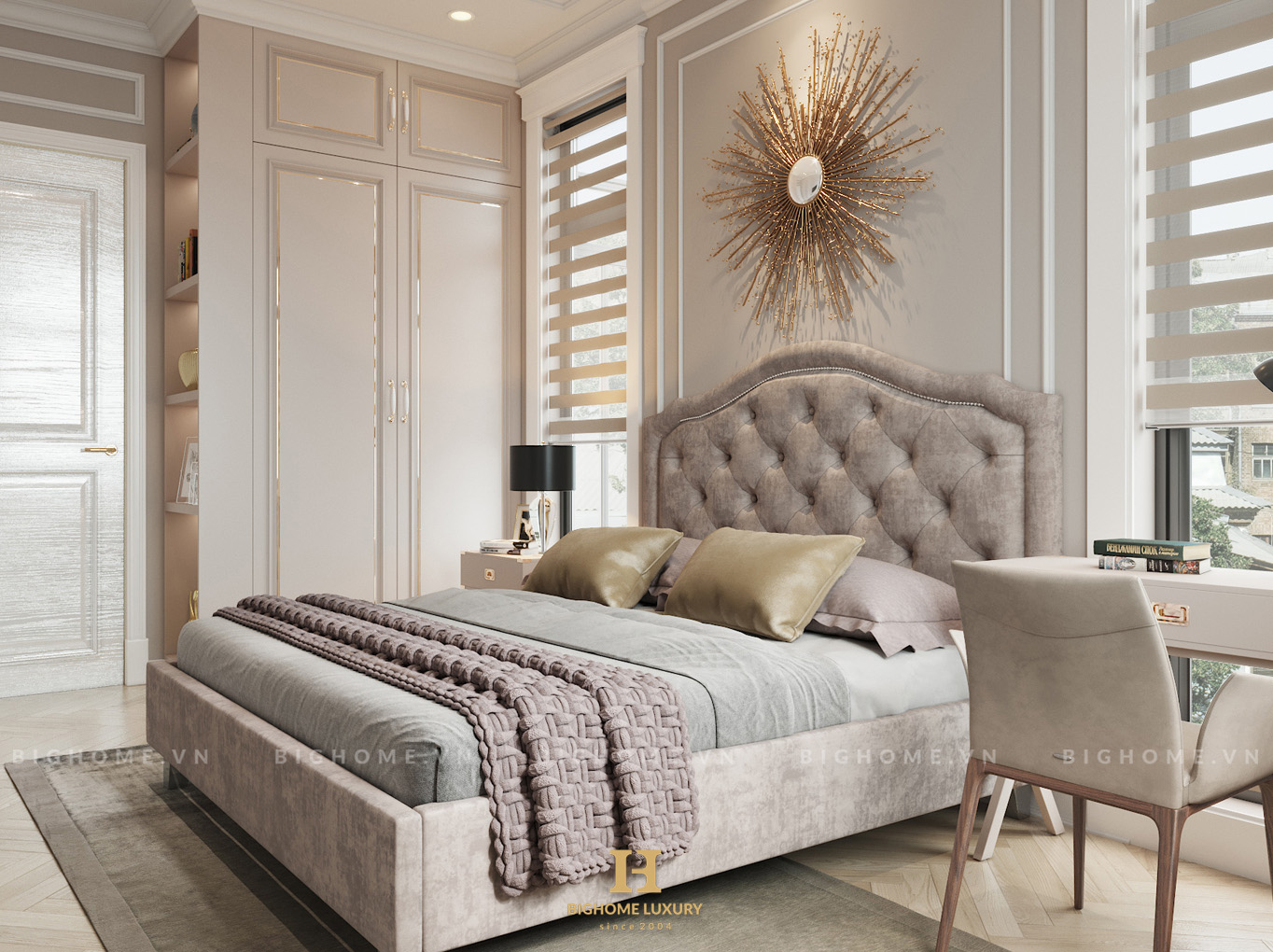 Phòng ngủ luxury con gái chị Lý 2
