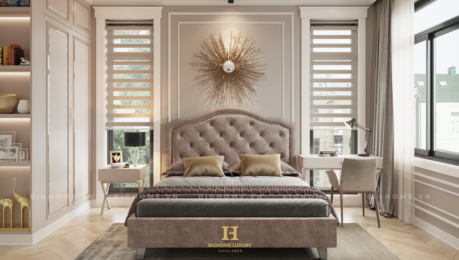 Phòng ngủ luxury con gái chị Lý 1