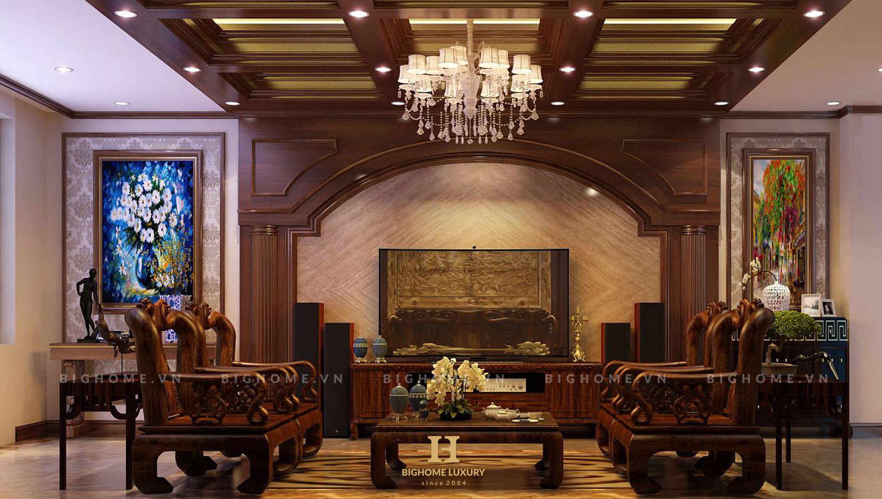 Thiết kế nội thất gia đình nhà Anh Tiến