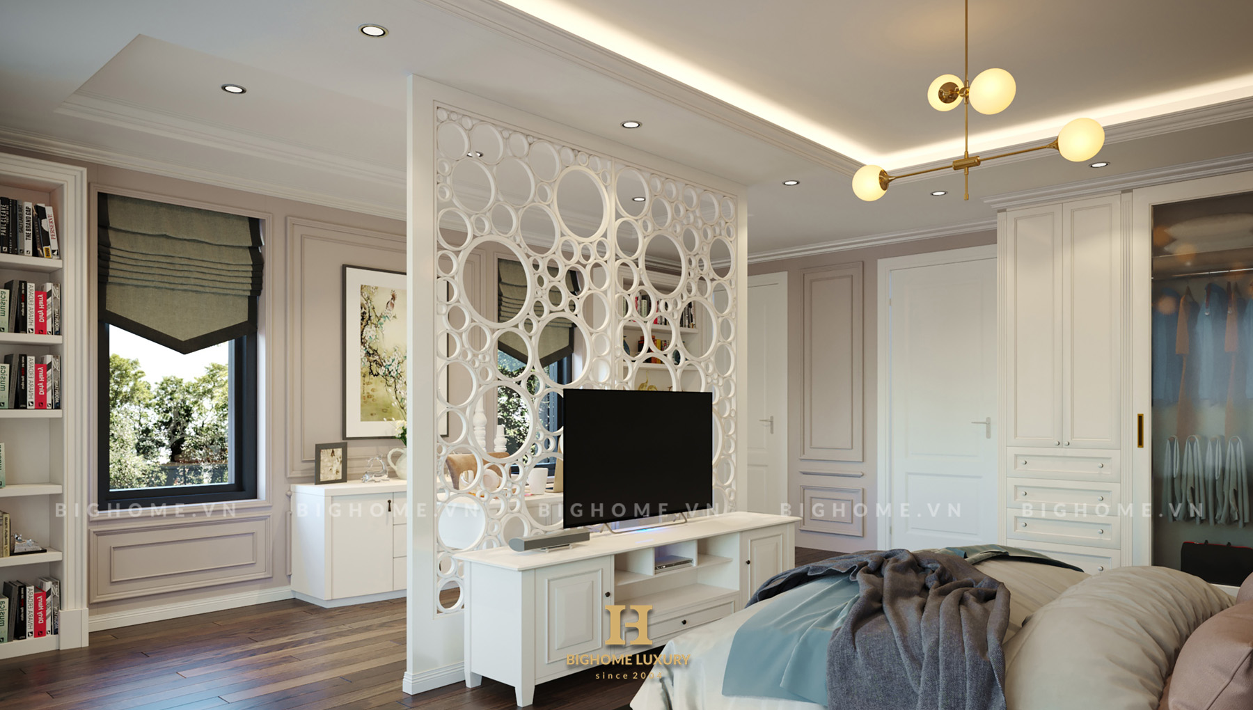 Phòng ngủ con gái nhà anh Hạnh VHR 1