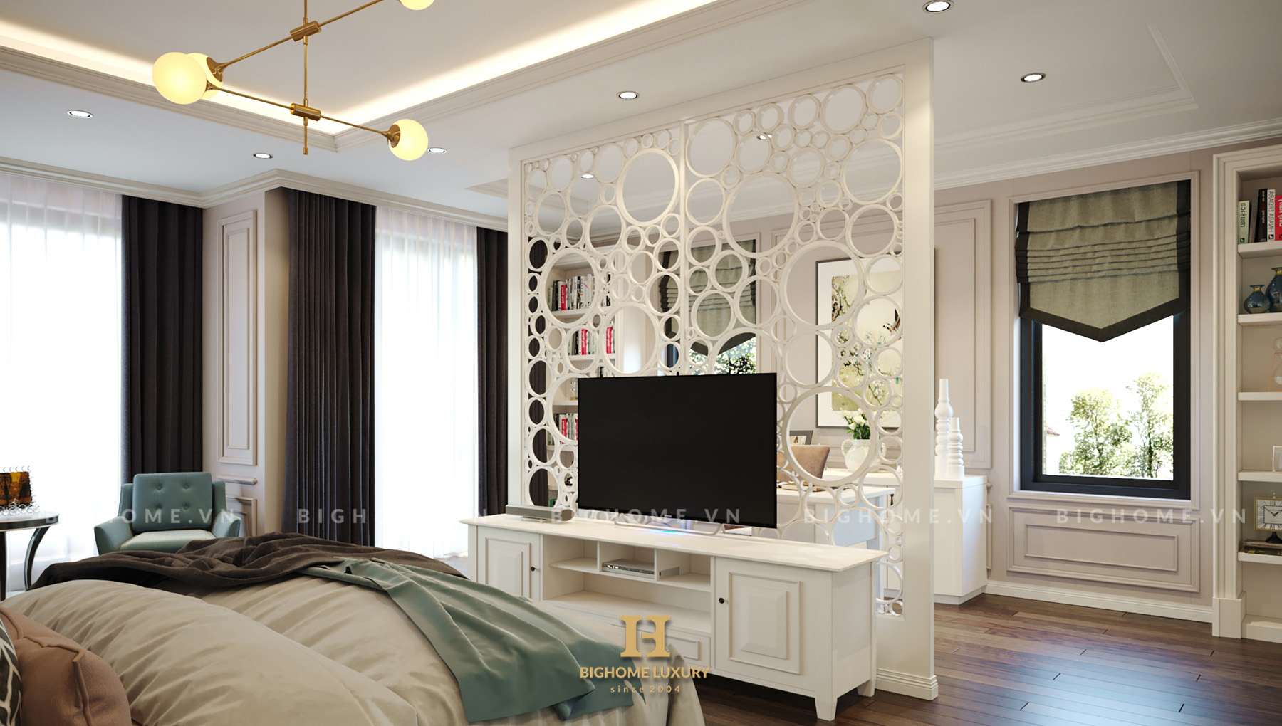 Phòng ngủ con gái nhà anh Hạnh VHR 2