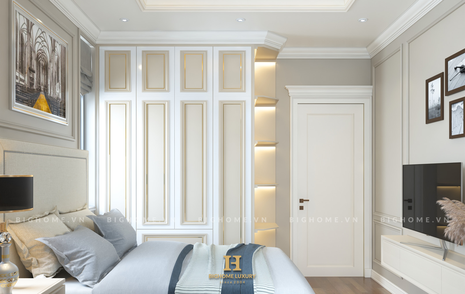 Phòng ngủ khách biệt thự Anh Hà VHO 1