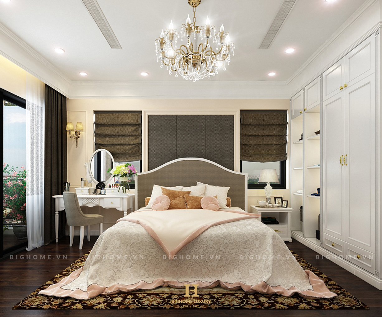 Phòng ngủ biệt thự song lập Ngọc trai 1