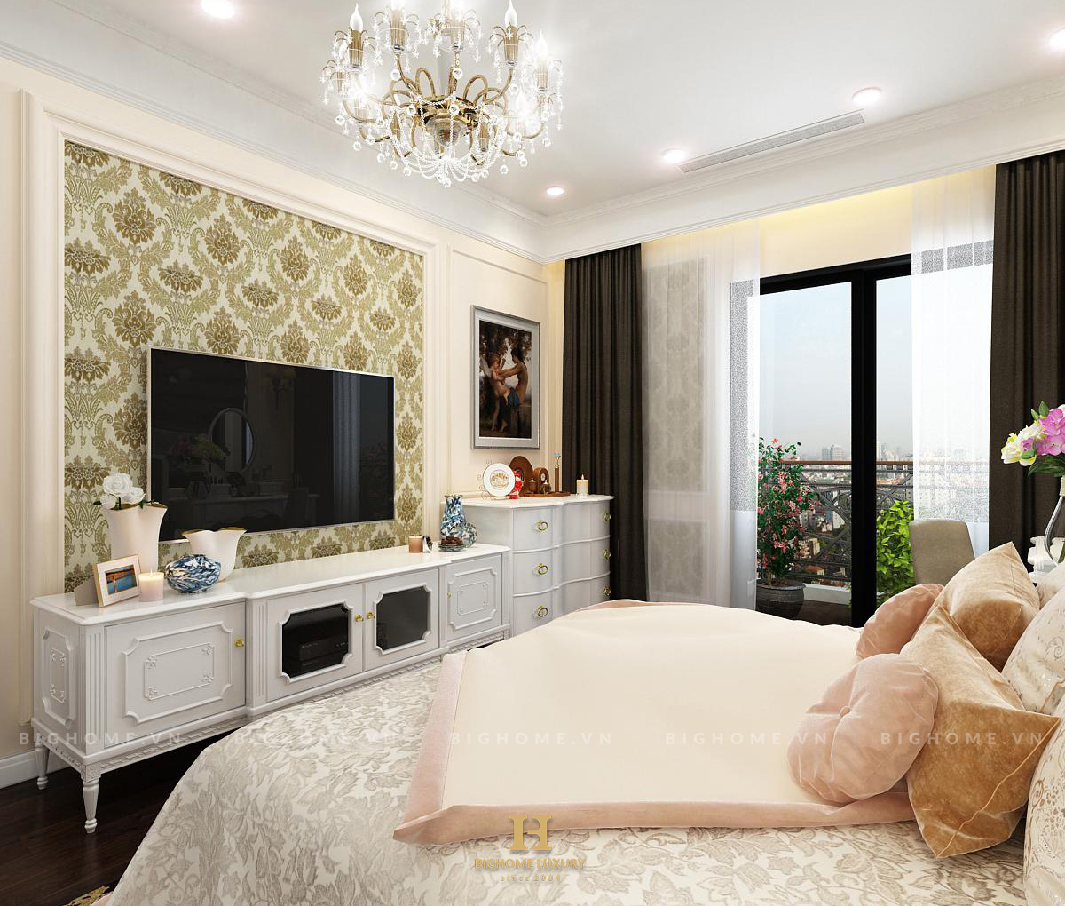 Phòng ngủ biệt thự song lập Ngọc trai 4