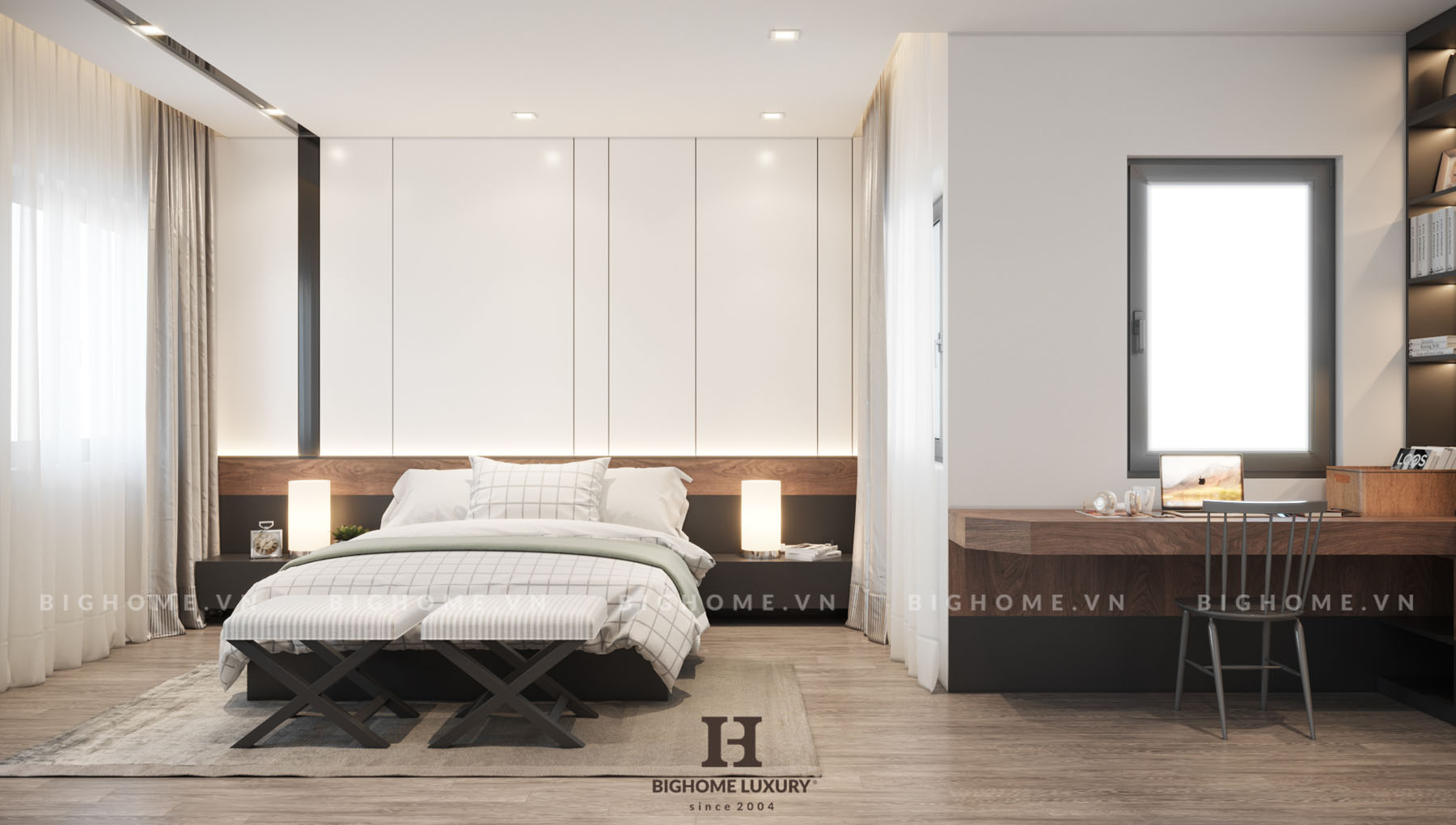 Phòng ngủ con gái nhà chị Hải Gamuda 3
