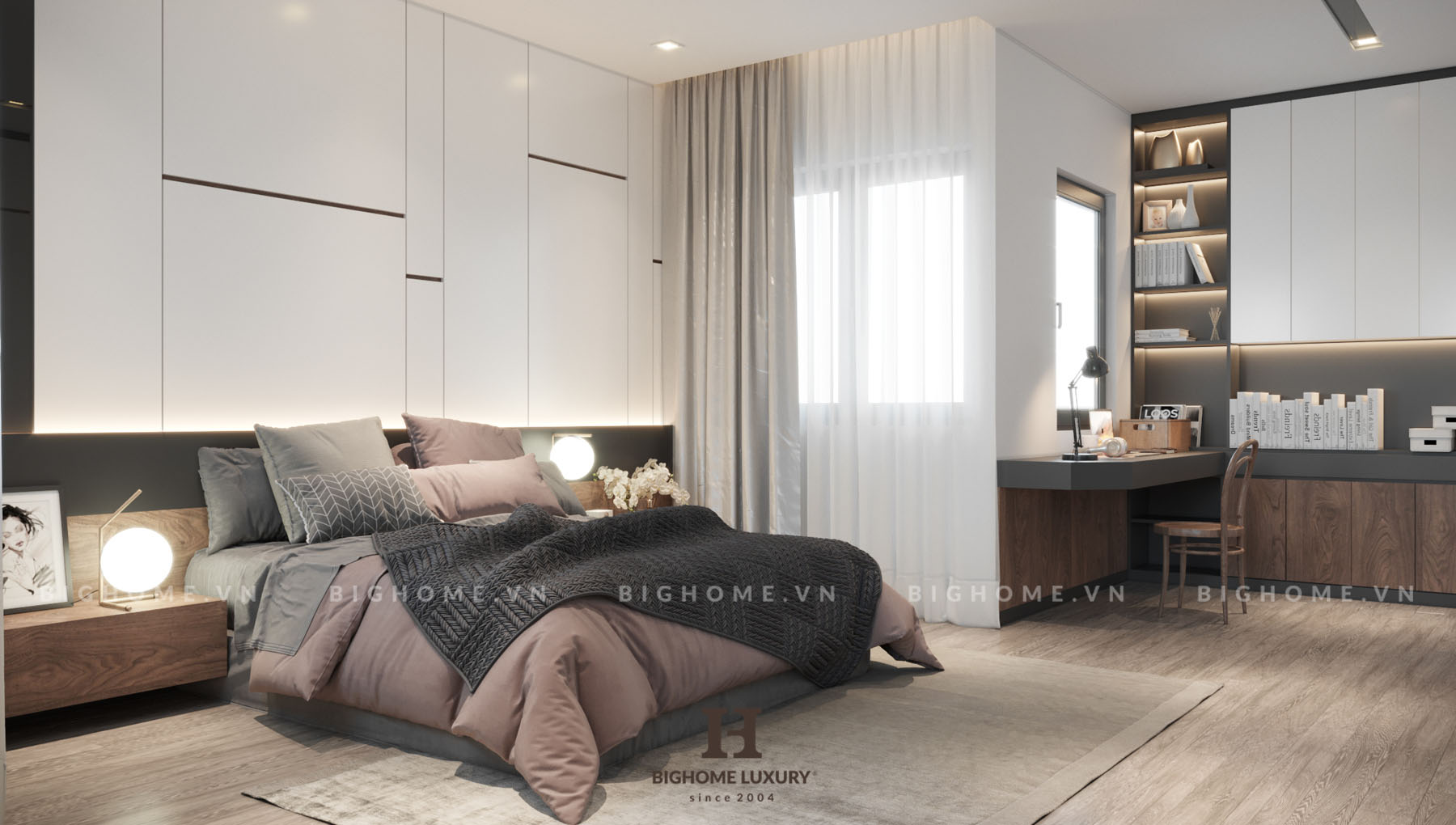 Phòng ngủ con trai nhà chị Hải Gamuda 1