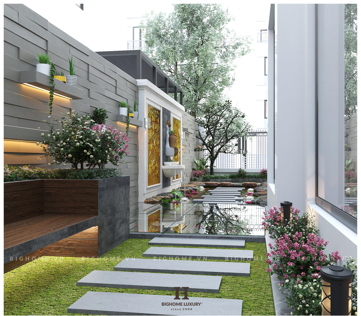 Sân vườn nhà anh Biển 1