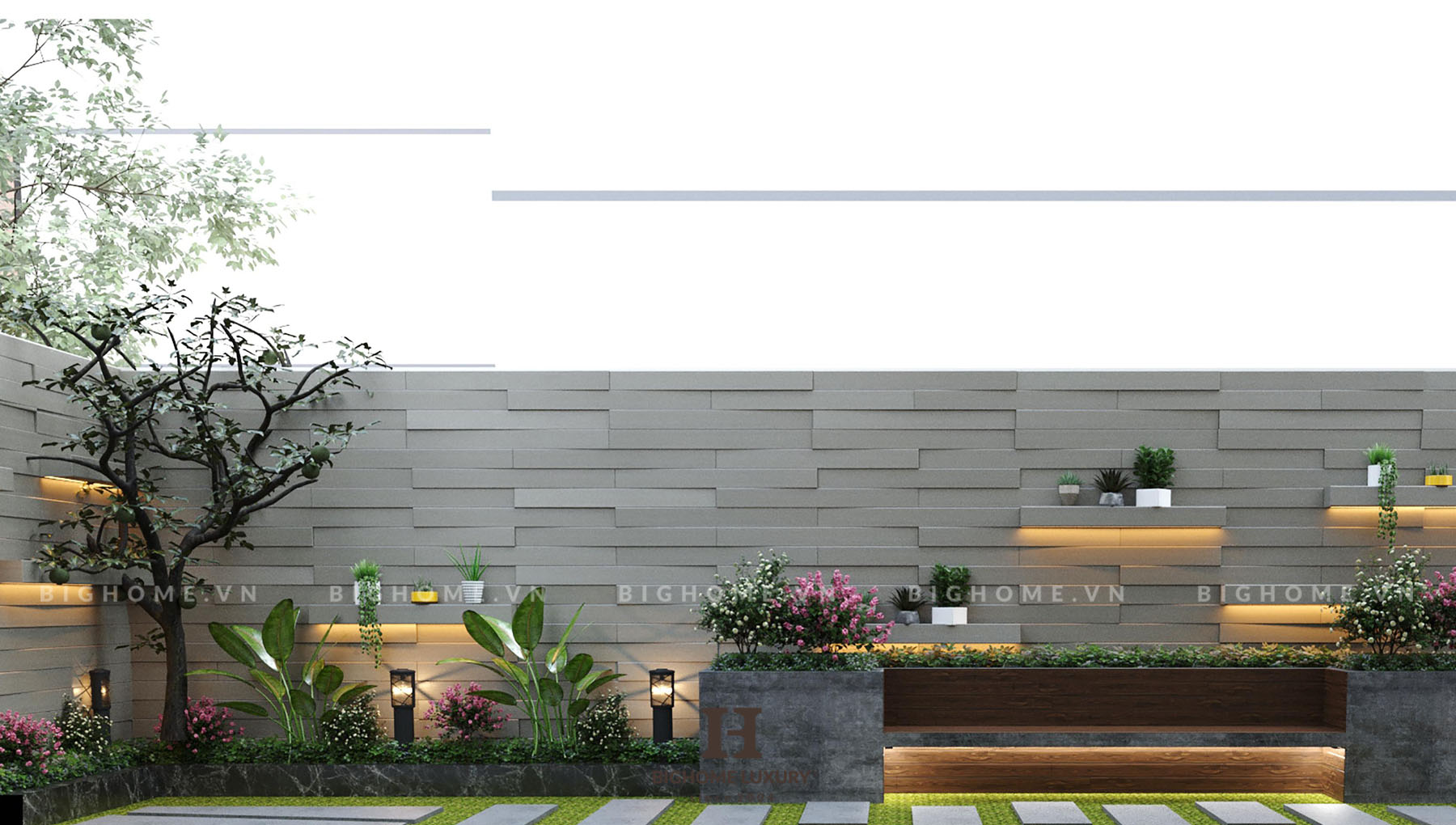 Sân vườn nhà anh Biển 5