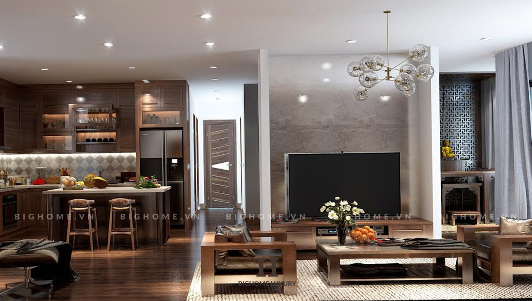 Thiết kế nội thất chung cư hiện đại tại Vinhomes D'capitale