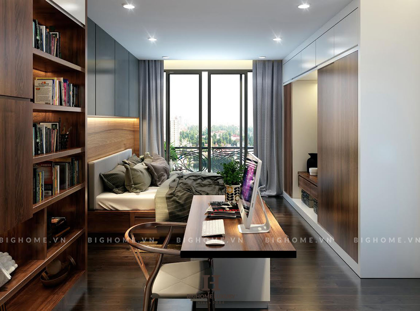 Phòng ngủ master Vinhomes D’capitale 3