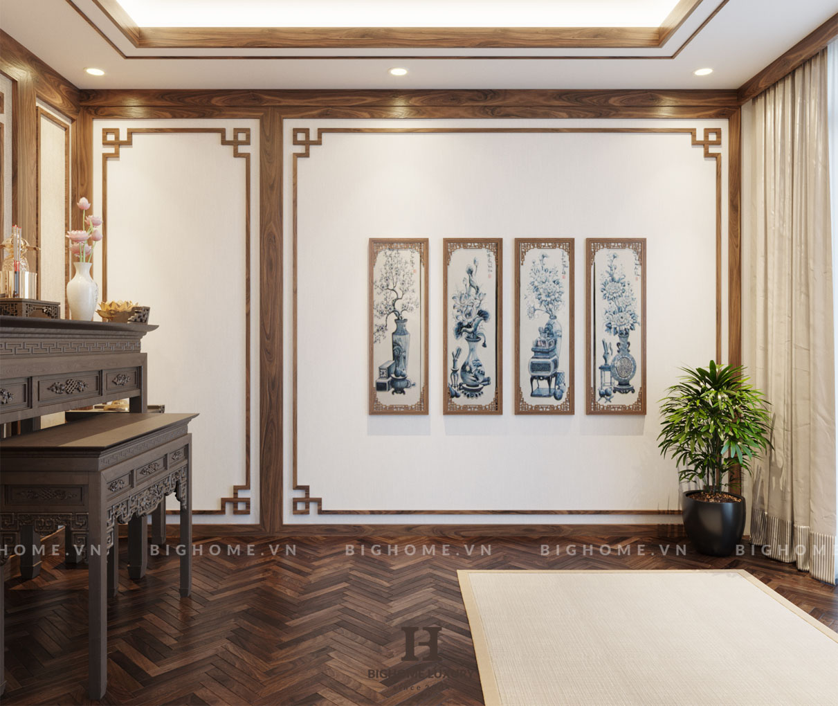 Phòng thờ nhà anh Tráng 2