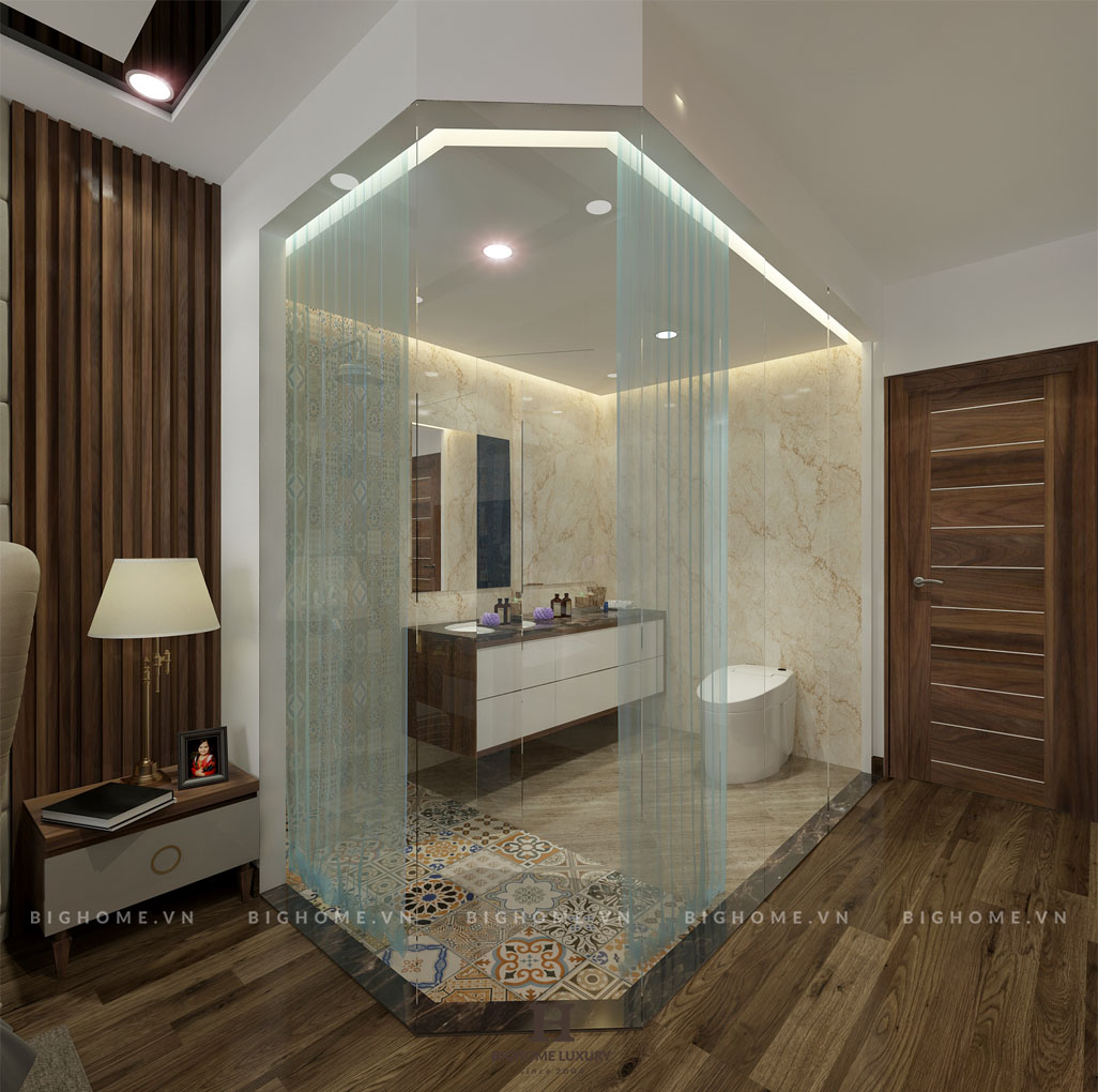 Phòng WC nhà chú Lượng