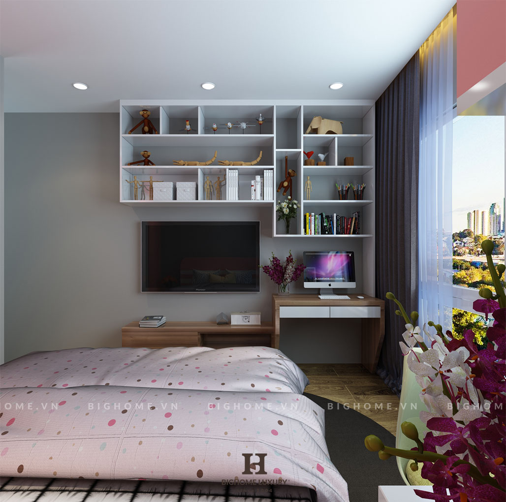 Phòng ngủ con gái chị Trang 2