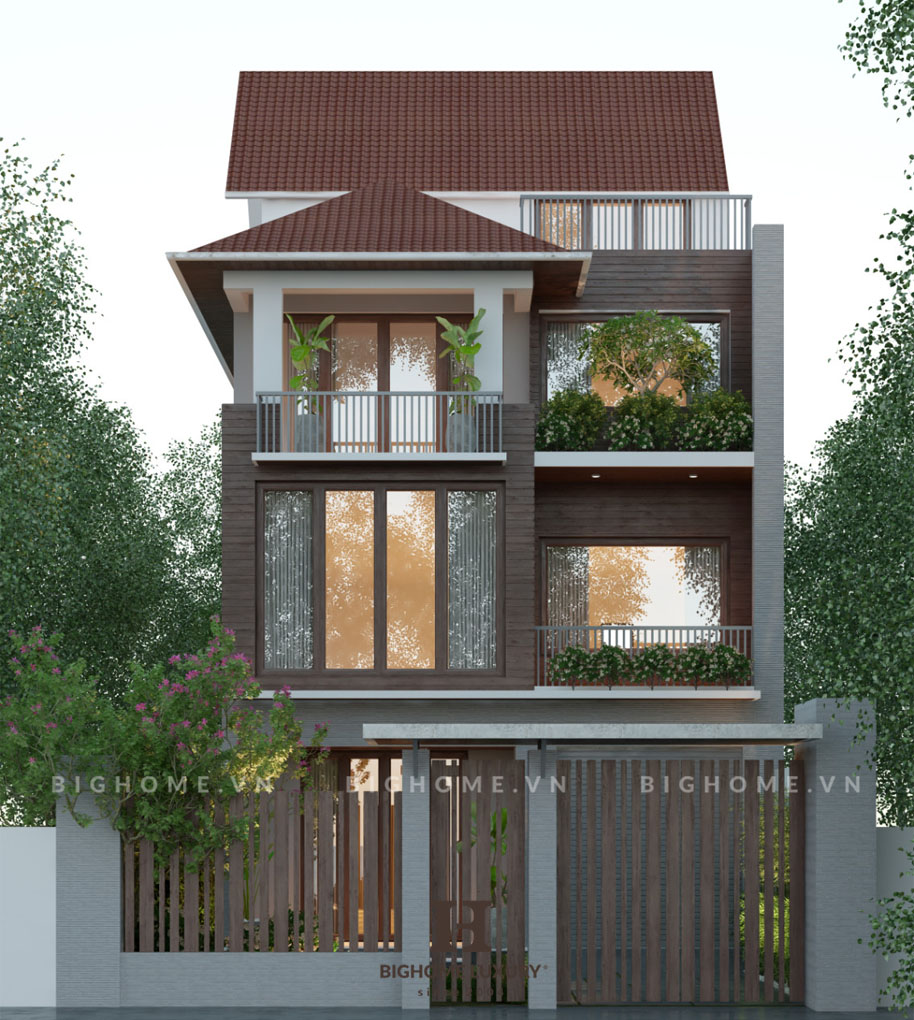 Sân vườn nhà anh Bình 6