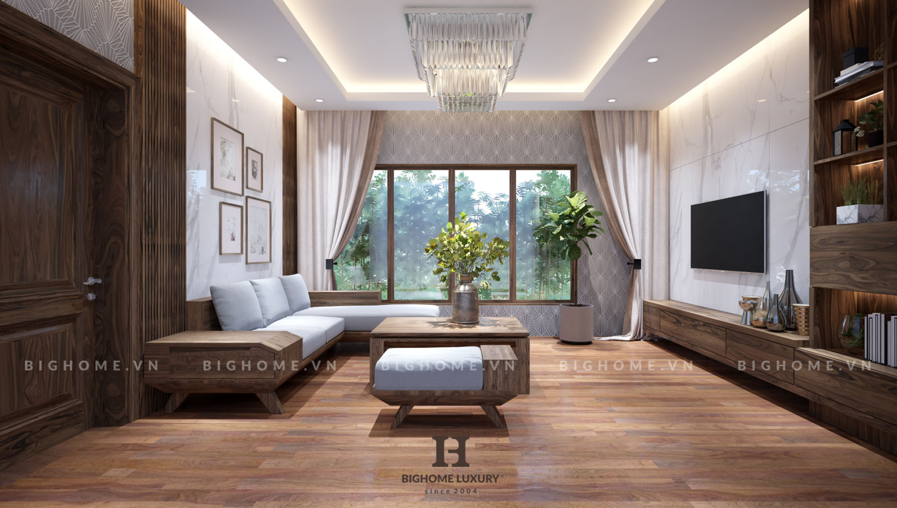 Mẫu thiết kế nội thất hiện đại nhà anh Bình tại Park City