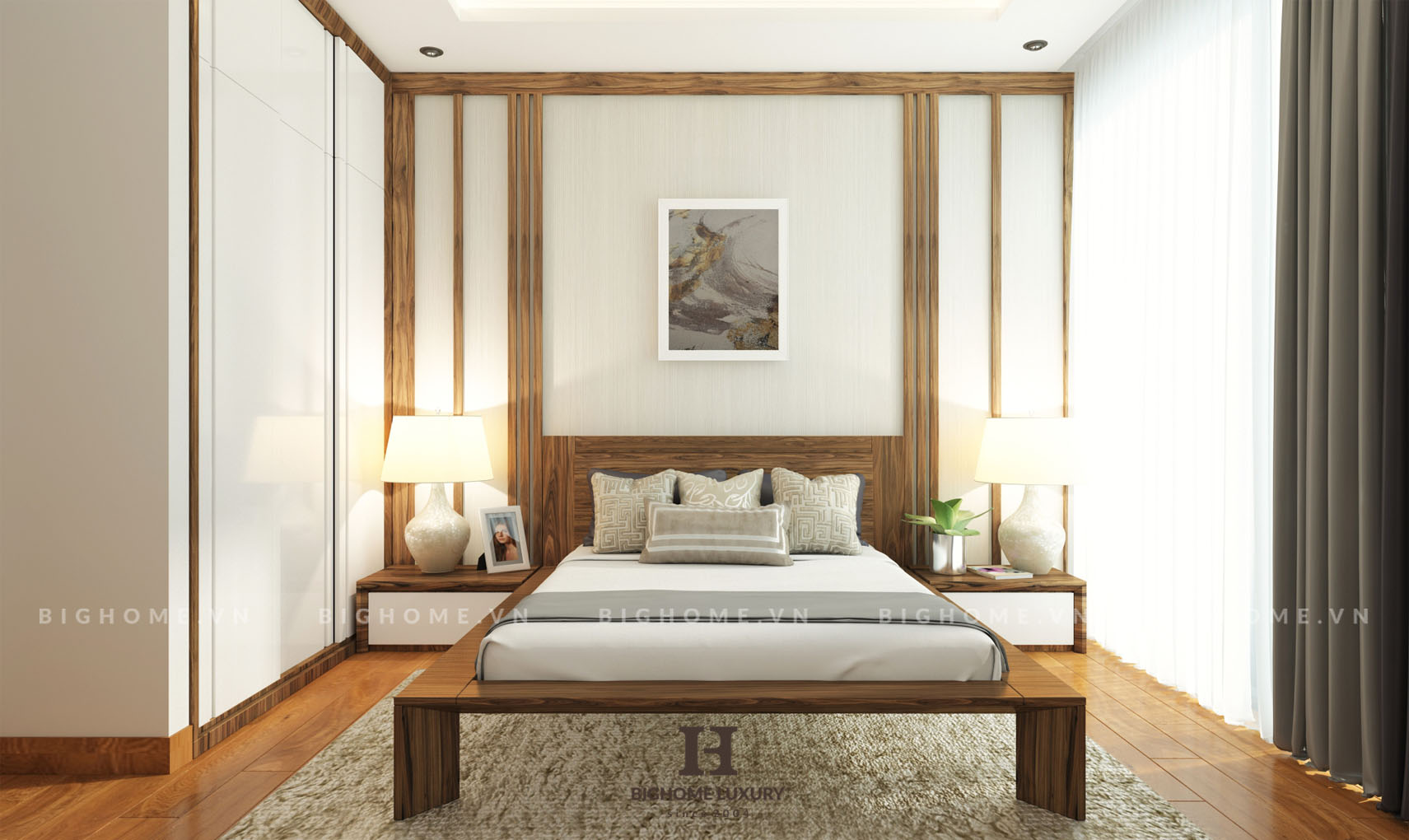 Phòng ngủ nhà chị Hải vân 1