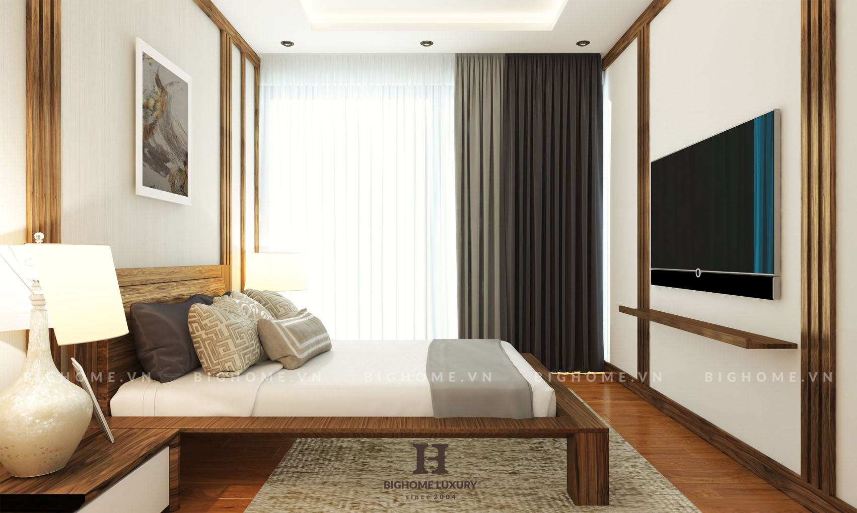 Phòng ngủ nhà chị Hải vân 3