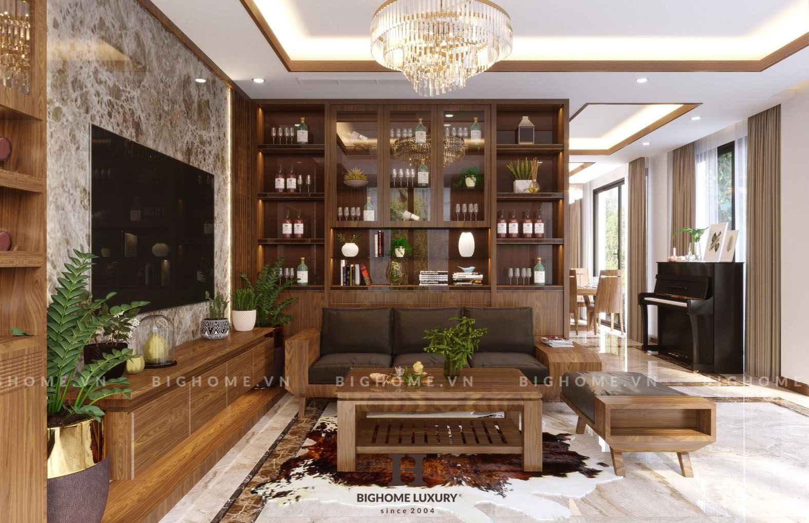 Phòng khách nhà anh Kỳ 2