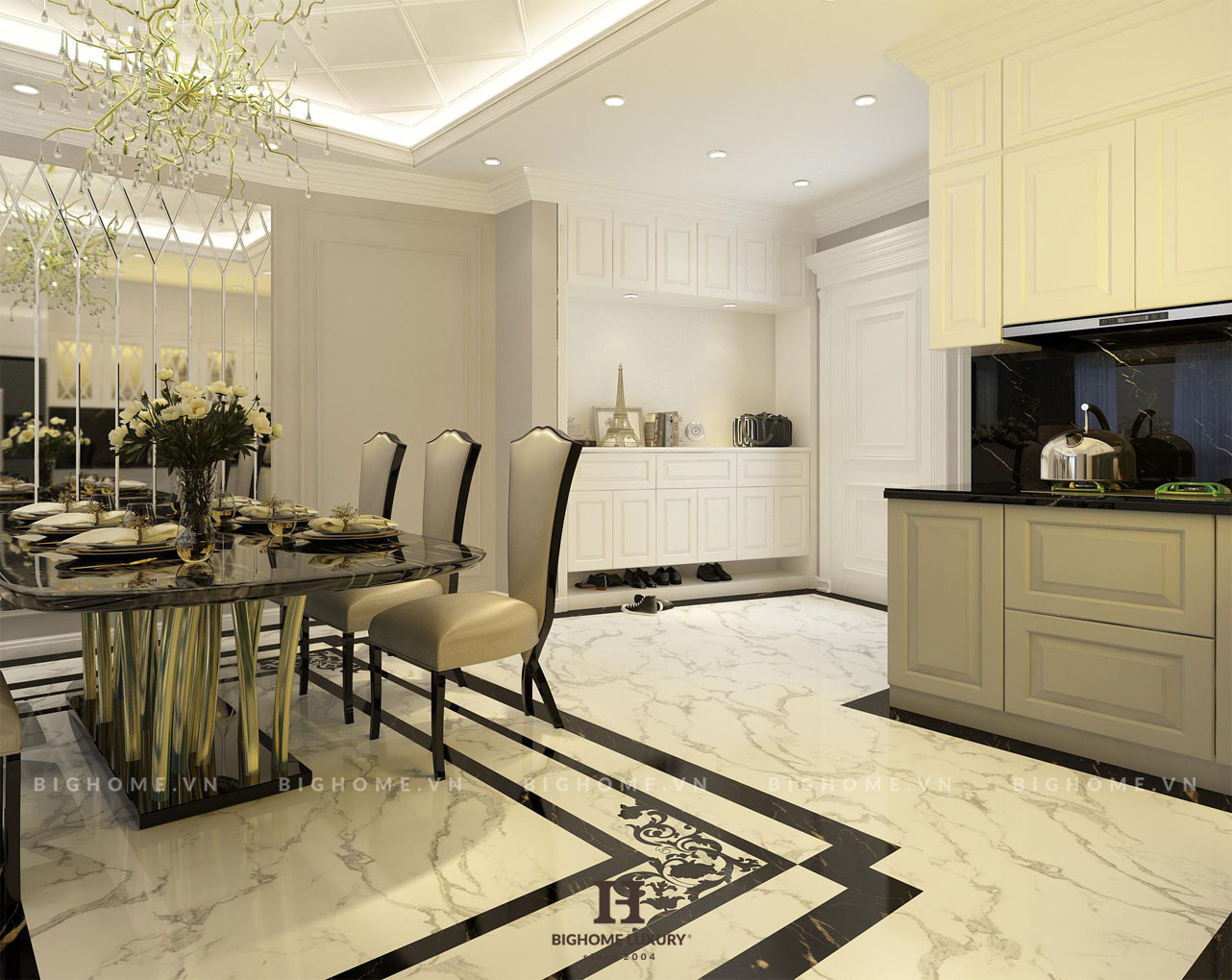 Phòng bếp nhà chị Ngọc Linh 3