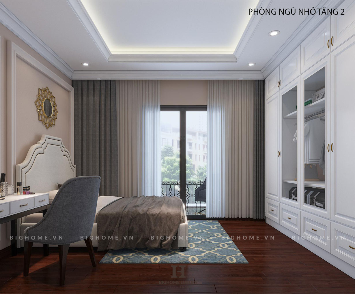 Phòng ngủ phụ nhà chị Ngọc Linh 2
