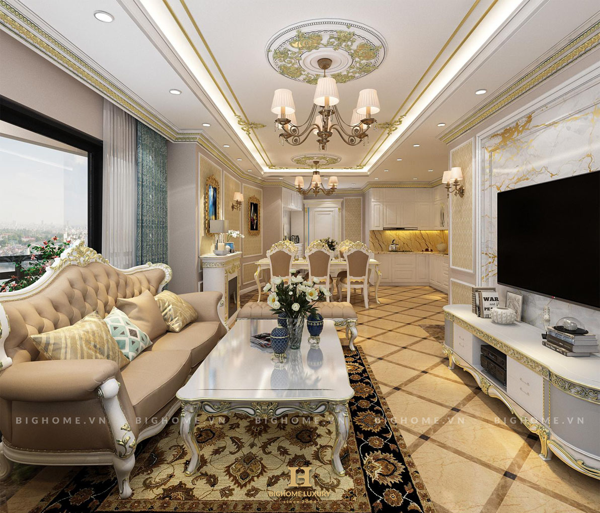 Phòng khách nhà anh Việt 1