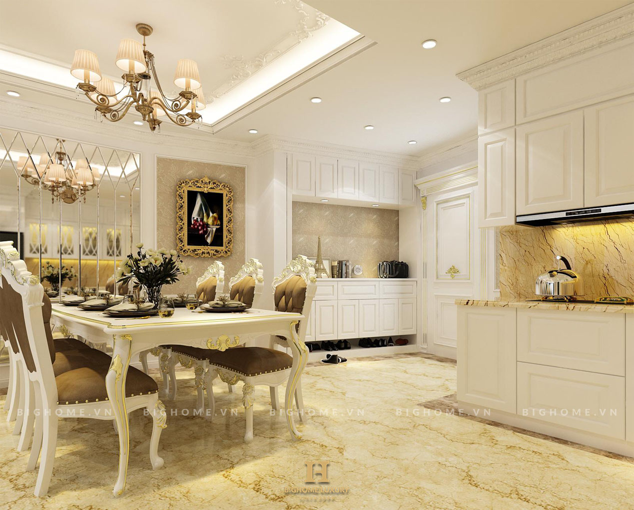 Phòng bếp nhà anh Việt 2
