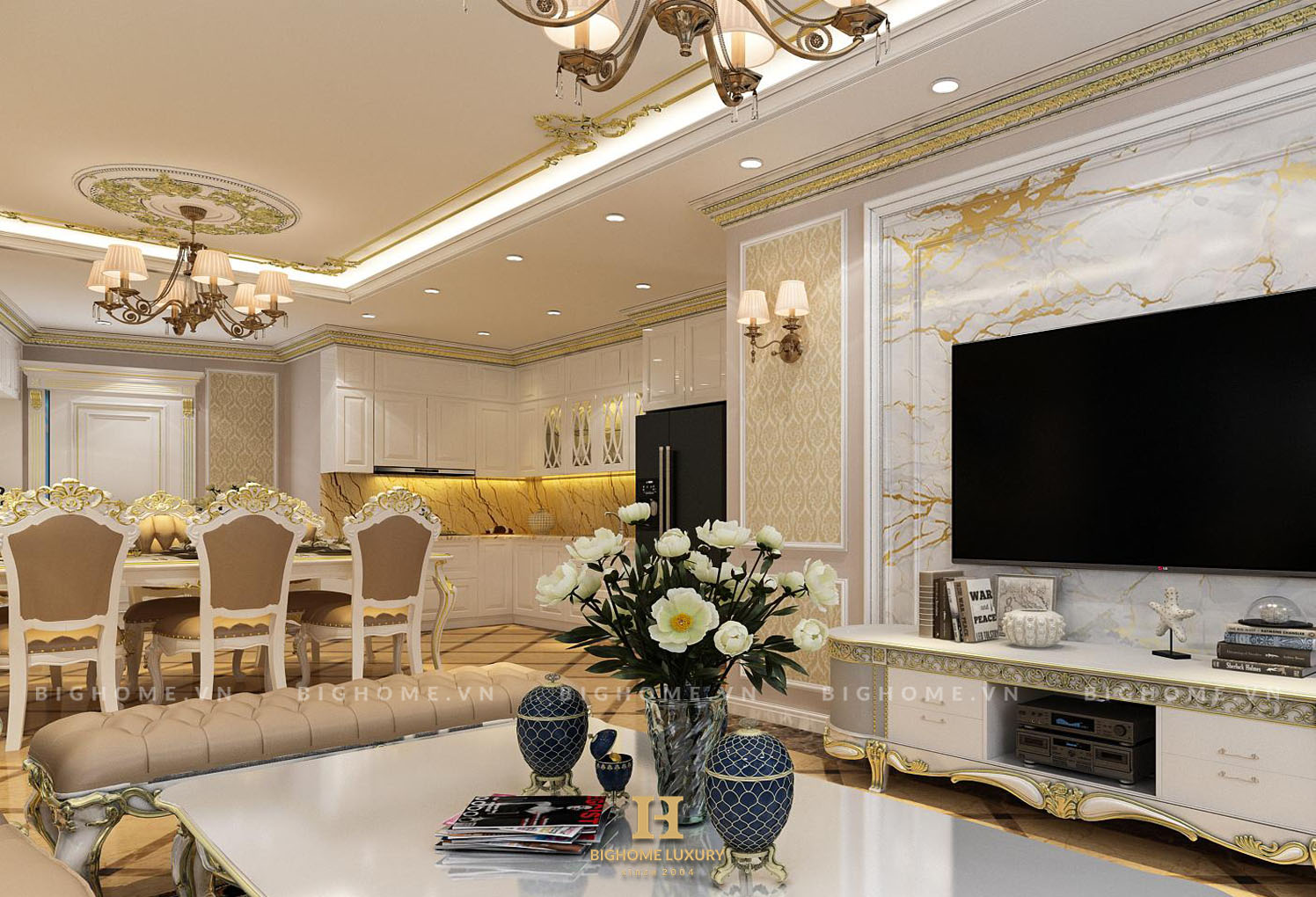 Phòng khách nhà anh Việt 2