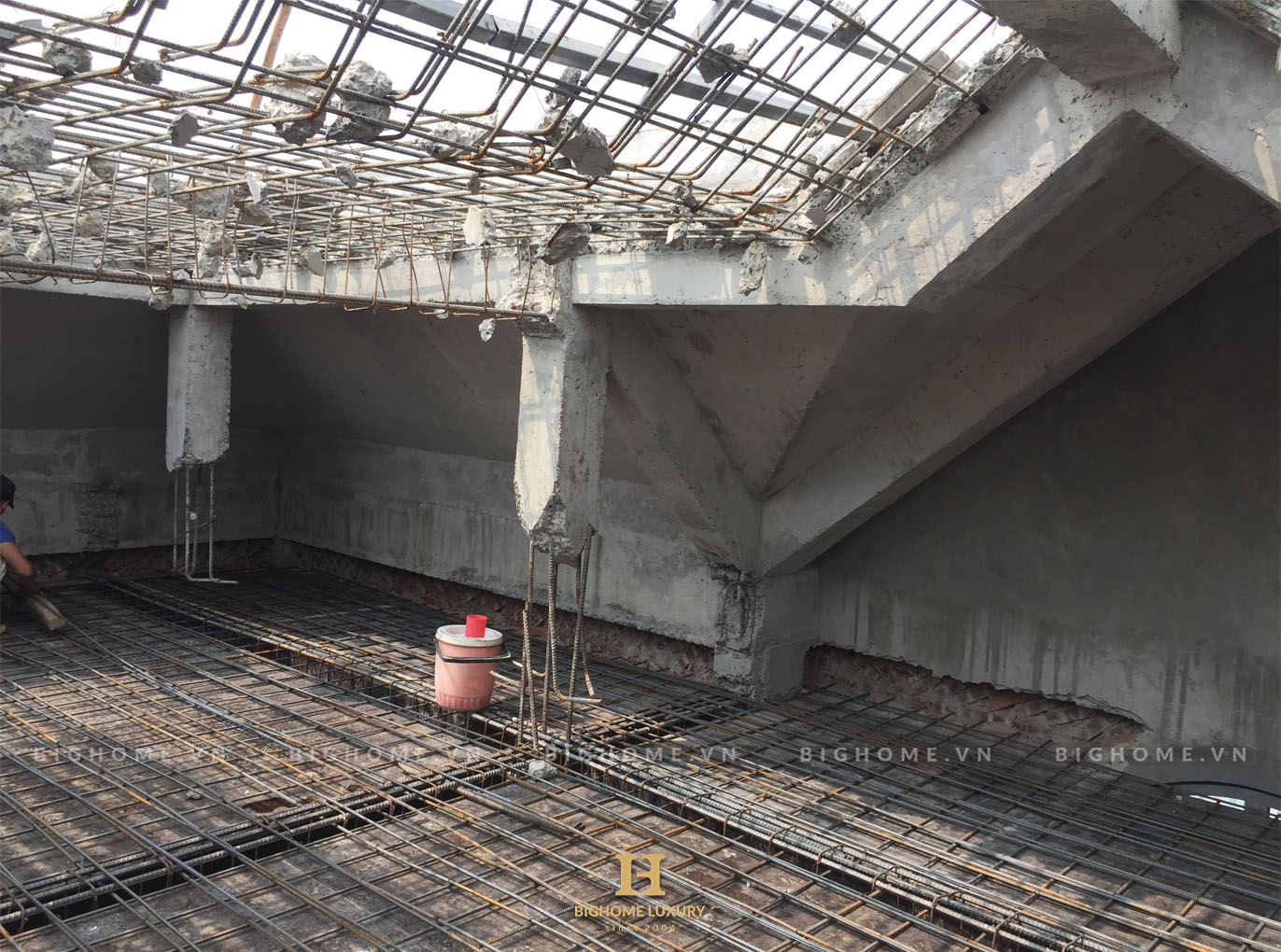 Thi công nội thất biệt thự chú Tuấn 2