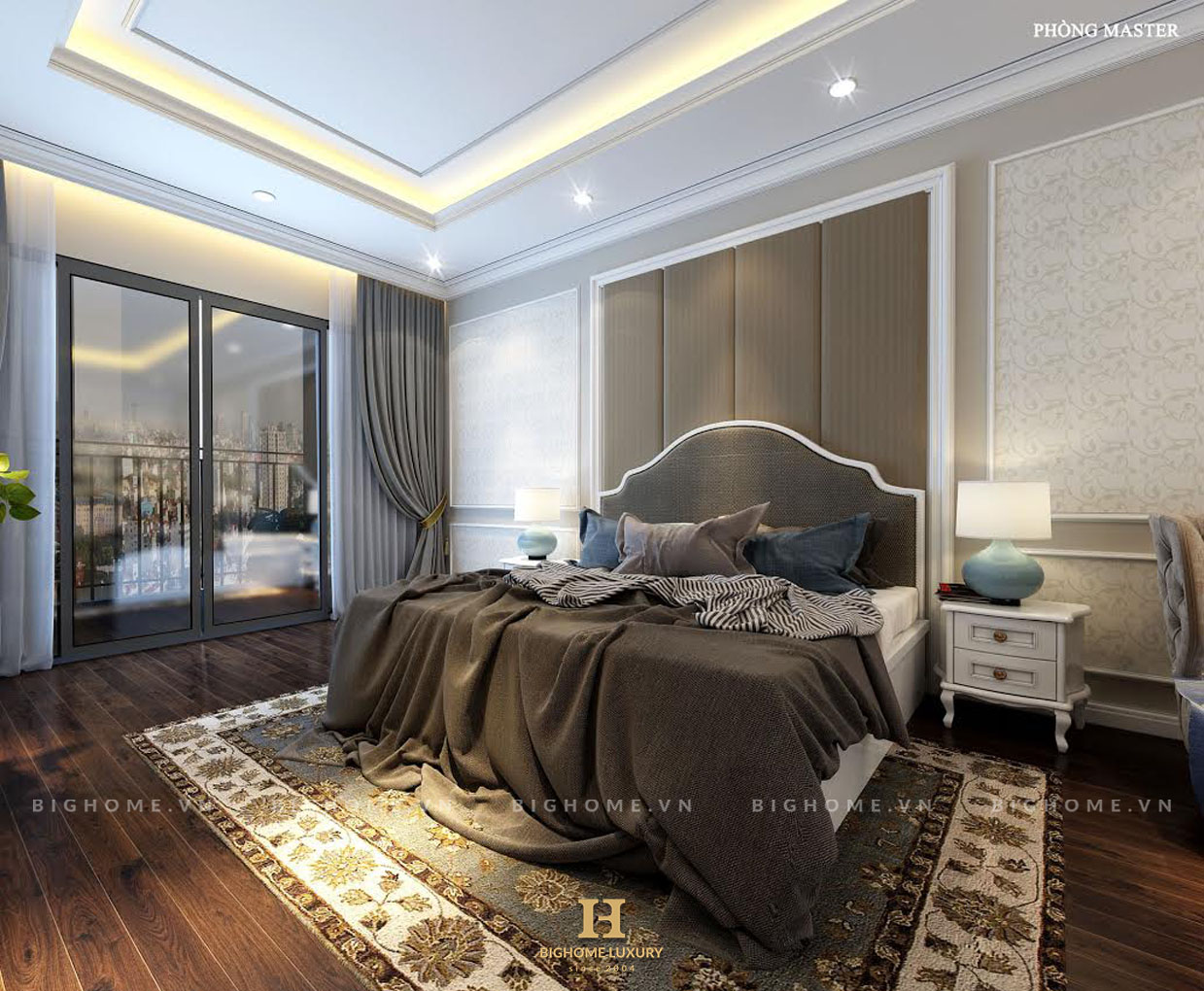 Phòng ngủ master Royal City 2
