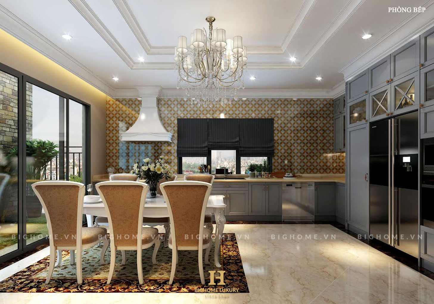 Phòng bếp Royal City 1