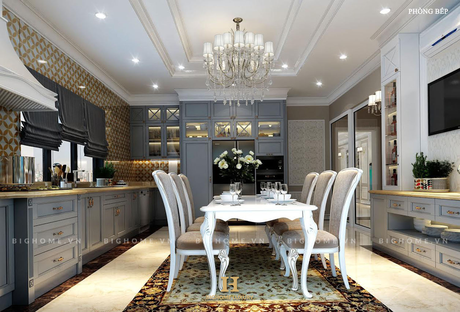 Phòng bếp Royal City 2