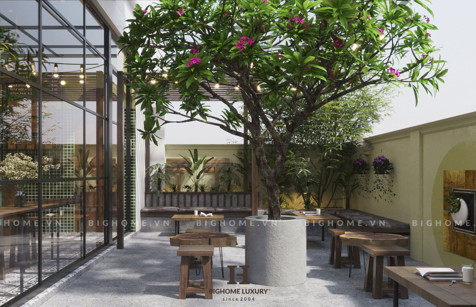 Cafe sân vườn nhà anh Lương 1