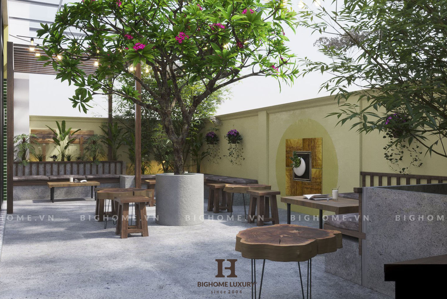 Cafe sân vườn nhà anh Lương 2