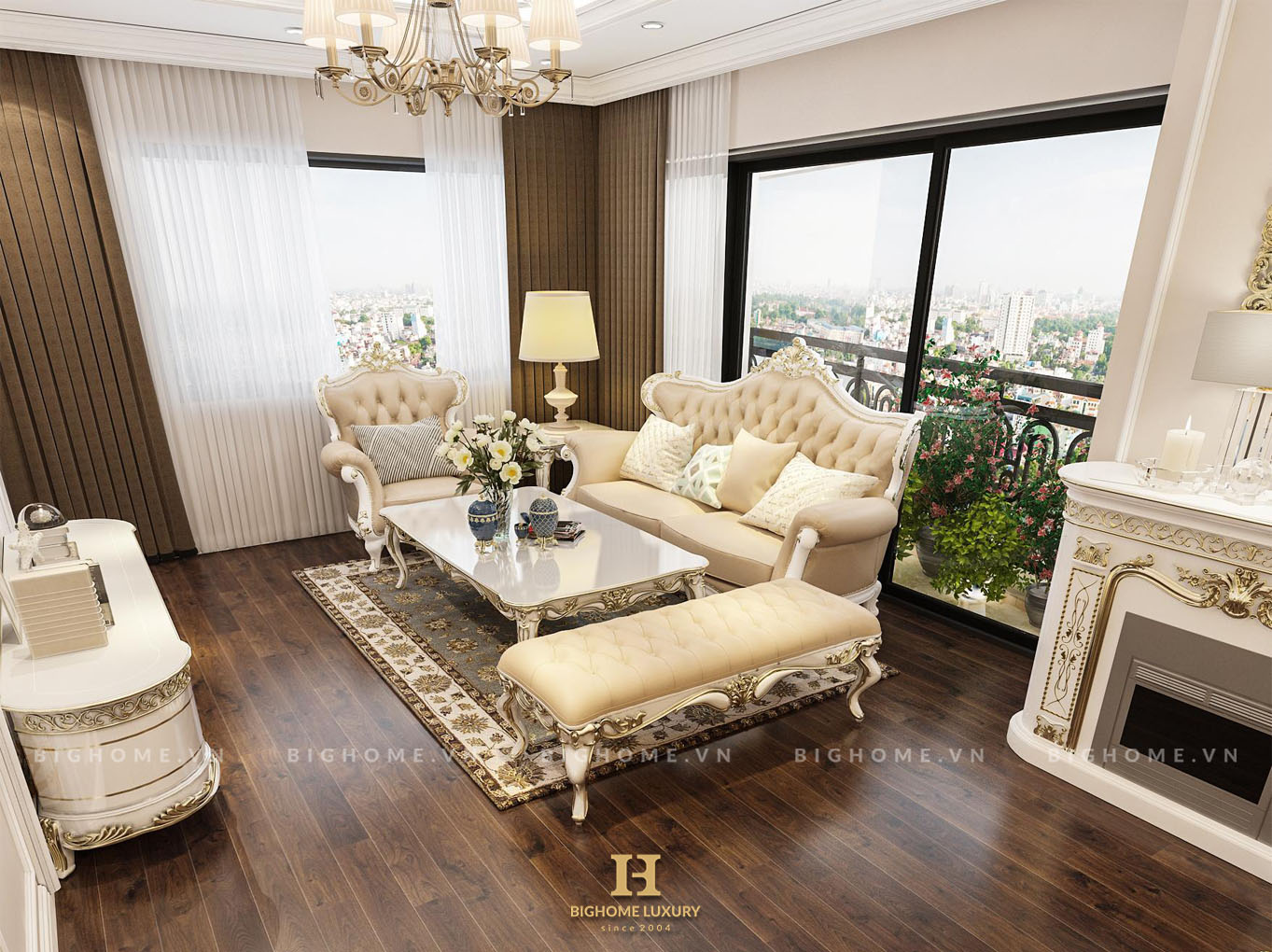 Phòng khách nhà chị Phượng 1