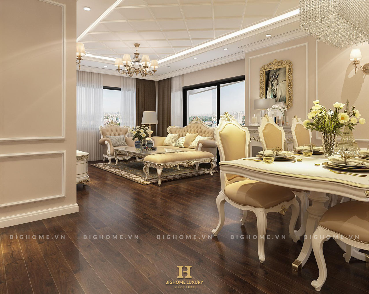 Phòng khách nhà chị Phượng 3