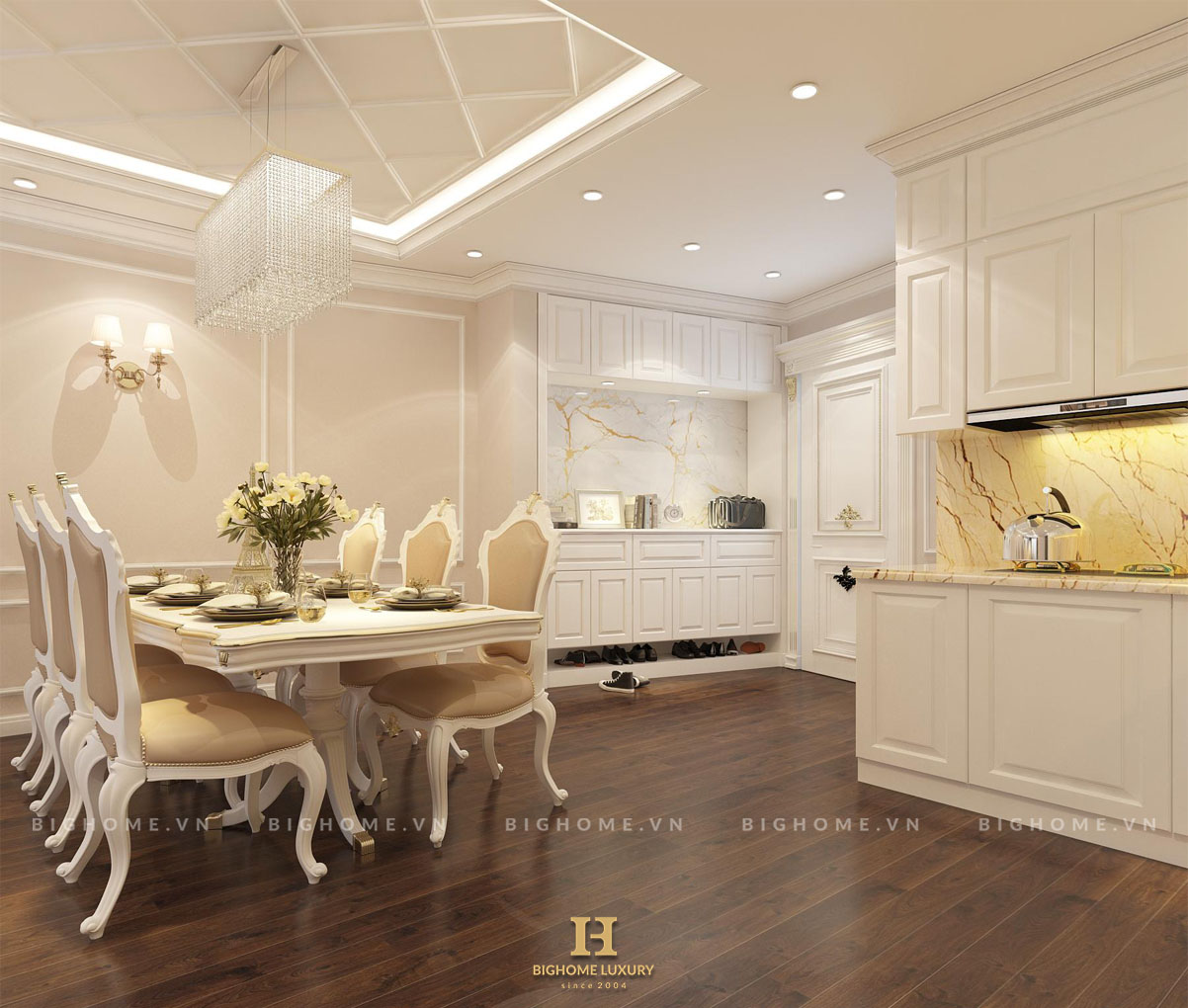 Phòng bếp nhà chị Phượng 2