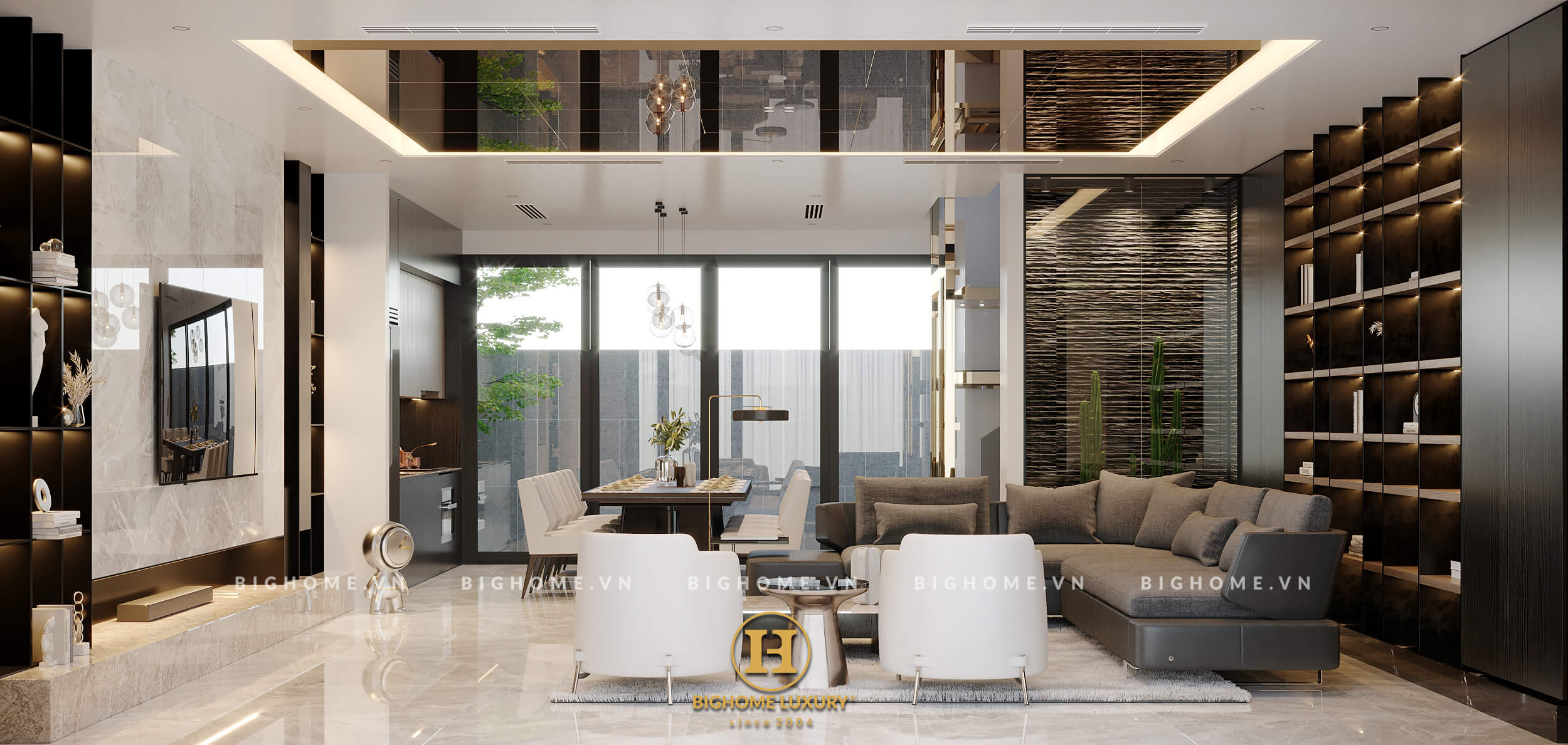 Thiết kế nội thất biệt thự Vinhomes nhà anh Đăng