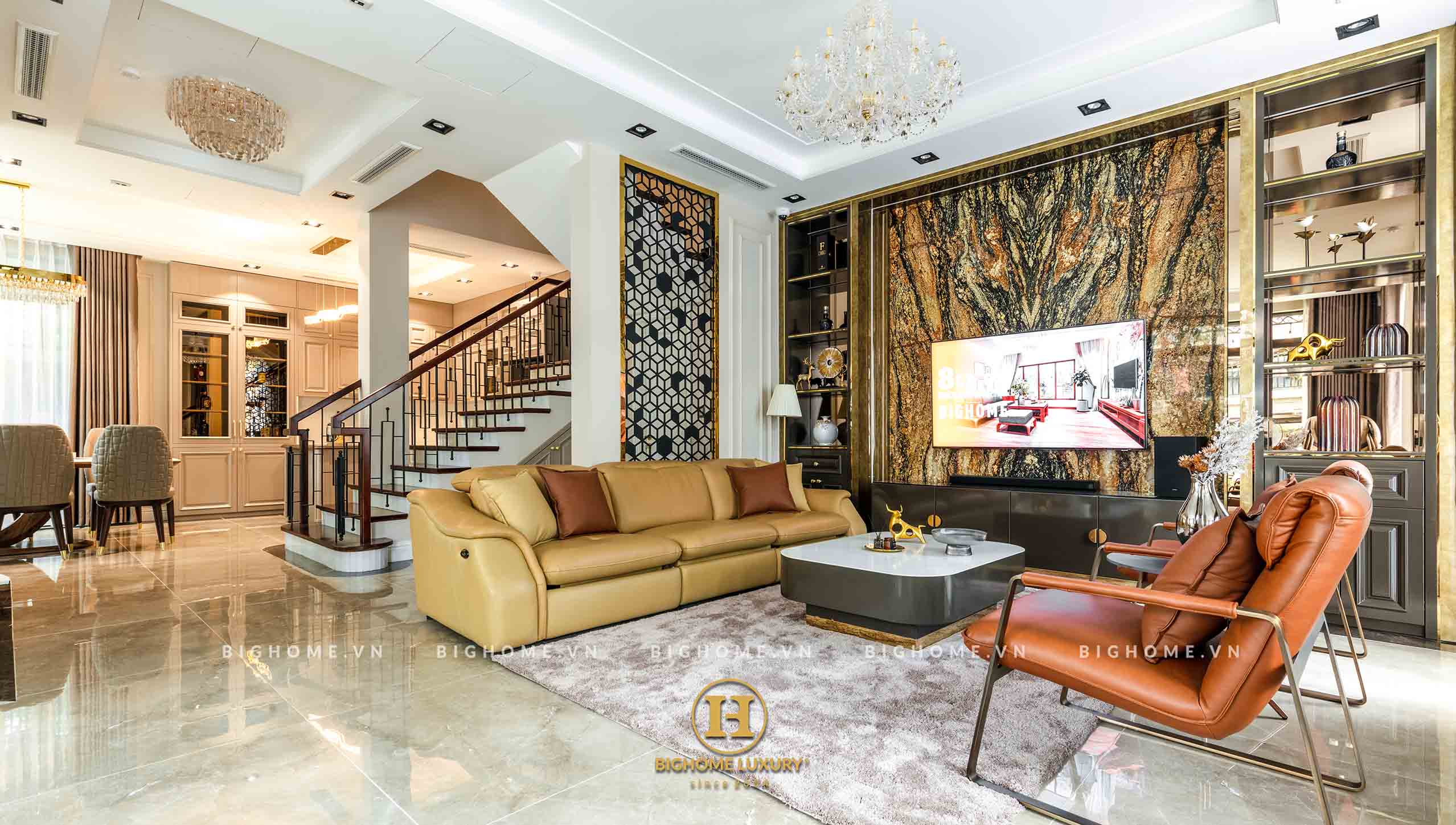 THIẾT KẾ NỘI THẤT LUXURY NHÀ ANH THÀNH: Kiệt tác nội thất vượt thời gian