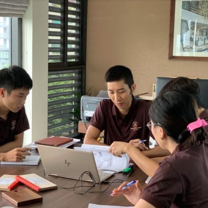 LÊN Ý TƯỞNG<br/>KÝ HỢP ĐỒNG THIẾT KẾ